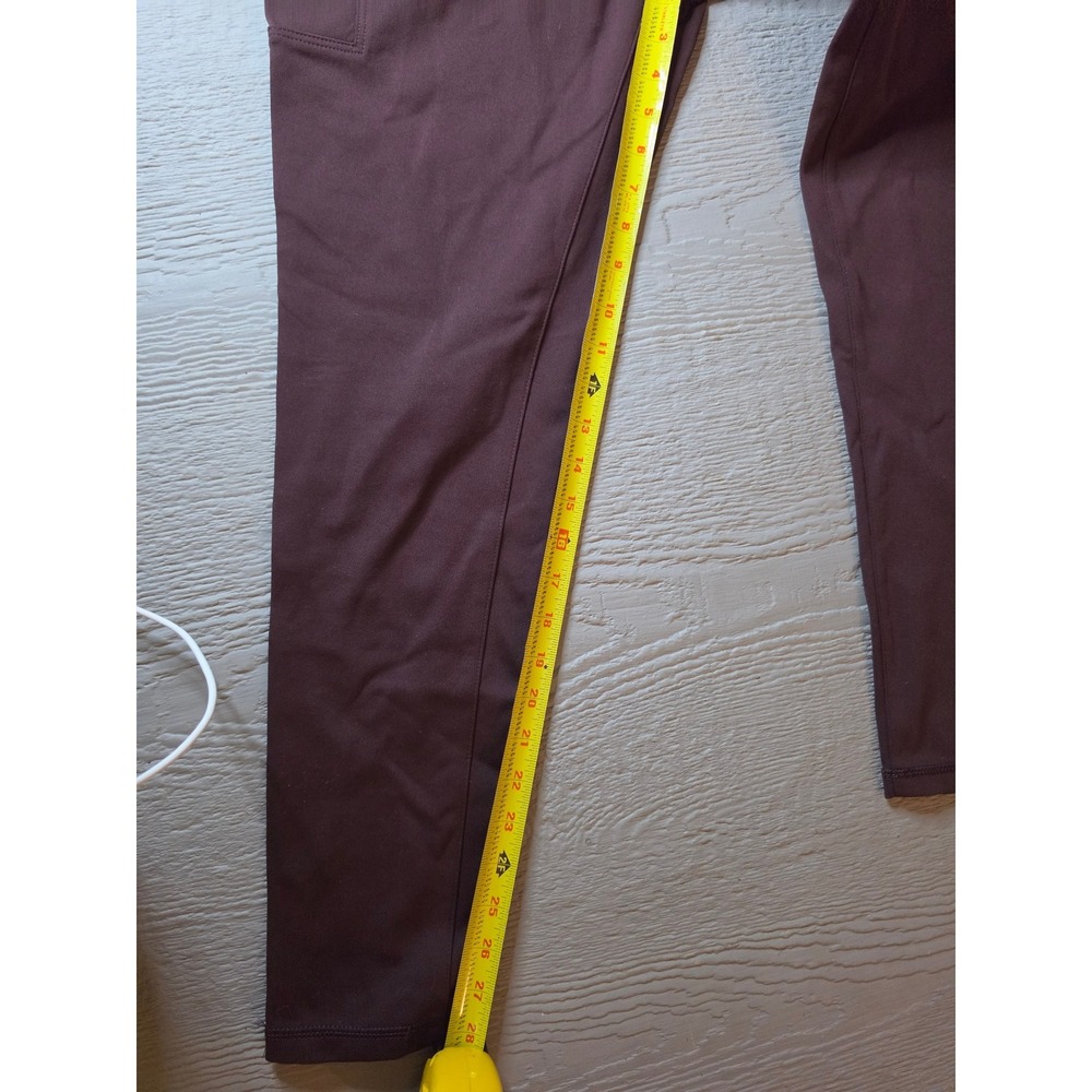 Carhartt Force Fitted Leggings Womens Large Brown Utility Cargo Pockets Hiking - Picture 4 of 9
